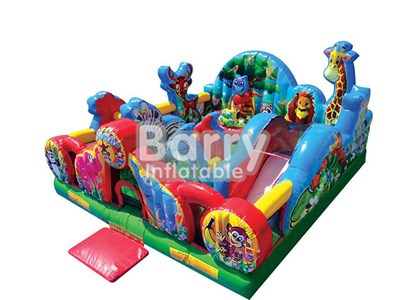 Hot Sell Seattle Indoor Zoom Inflatable Playground With Logo Printing BY-IP-015